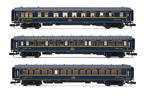 Arnold HN4402 CIWL 3 Wagen Train Bleu WR + 2x Lx Set 2Ep. III